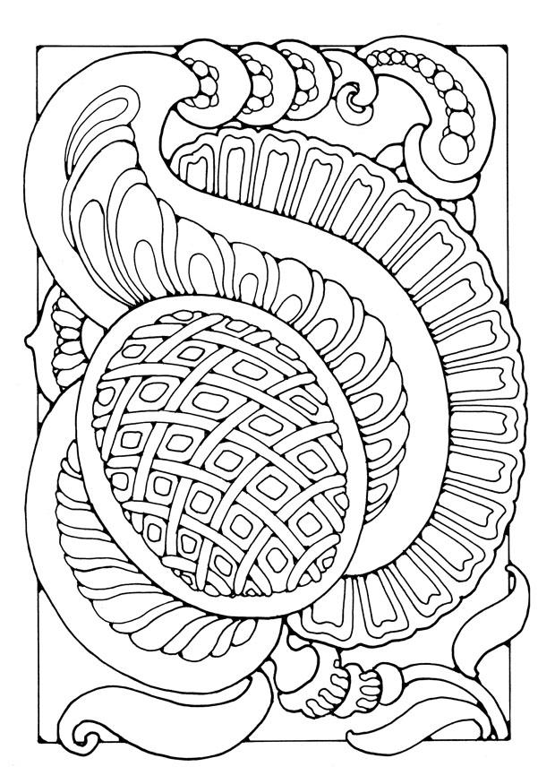 fleur fantasie Coloriage fleur fantasie