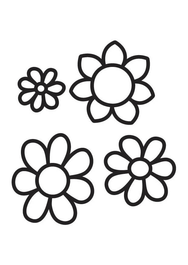 fleurs Coloriage fleurs