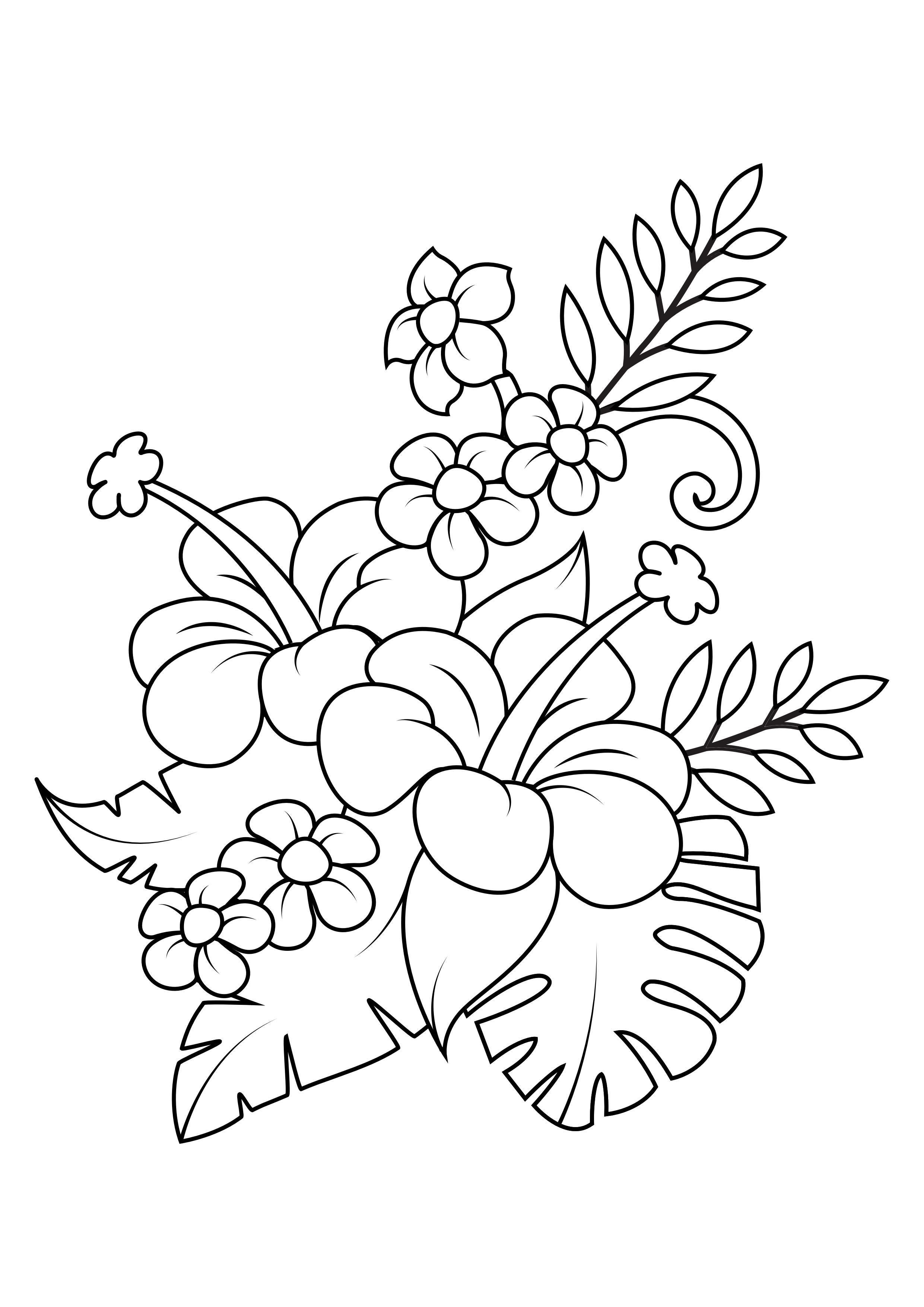 fleurs Coloriage fleurs