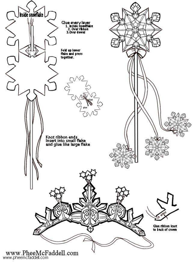 flocons de neige Bricolage flocons de neige