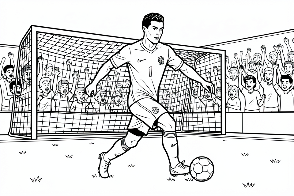 footballeur Coloriage footballeur