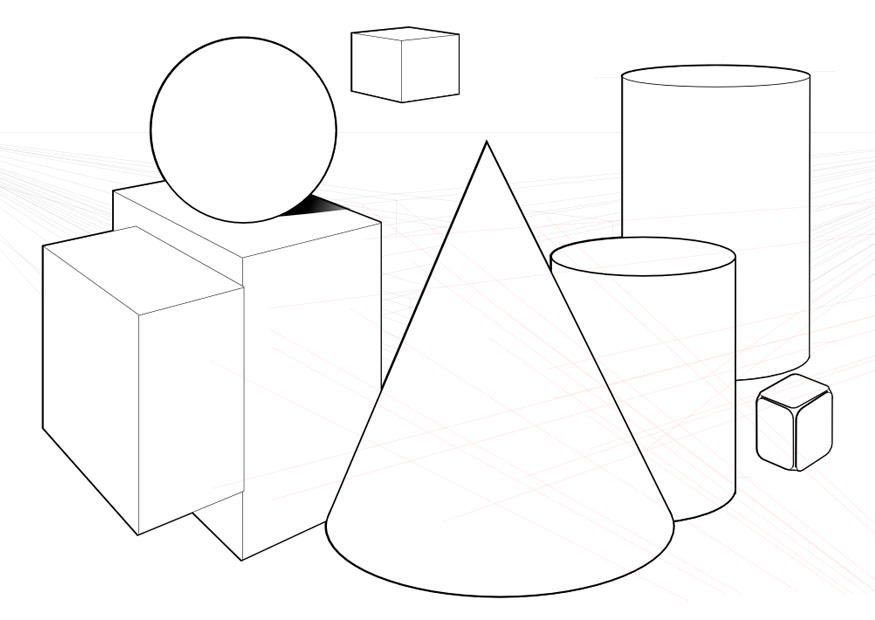formes gA©ometriques Coloriage formes gA©ometriques