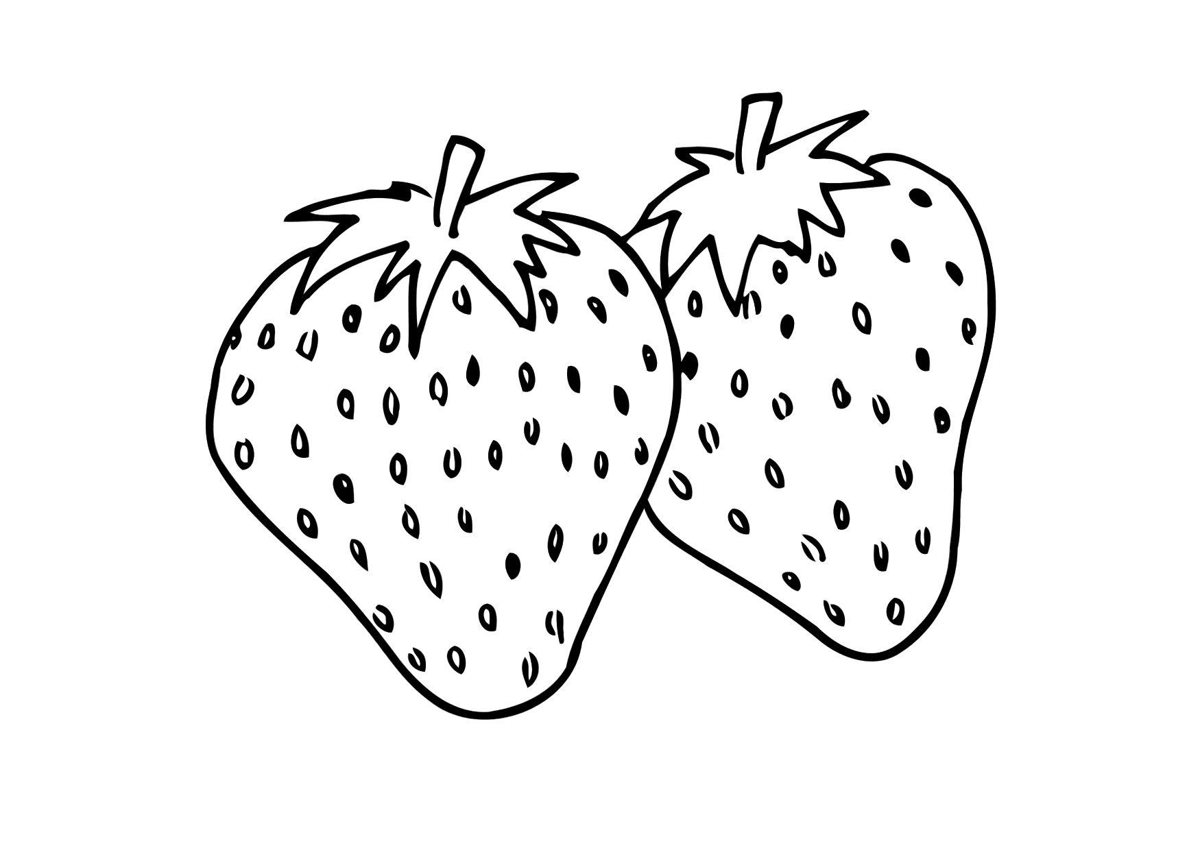 fraise Coloriage fraise
