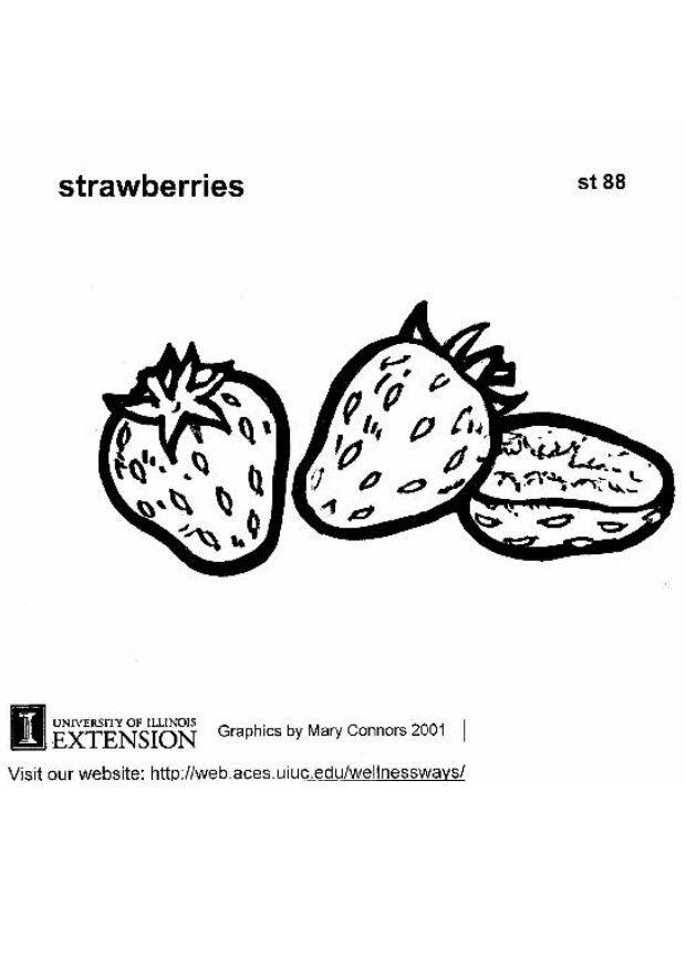 fraises Coloriage fraises