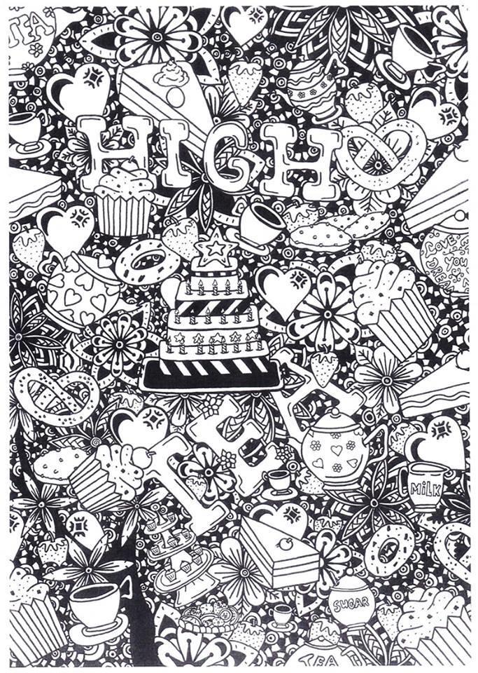 friandises Coloriage friandises