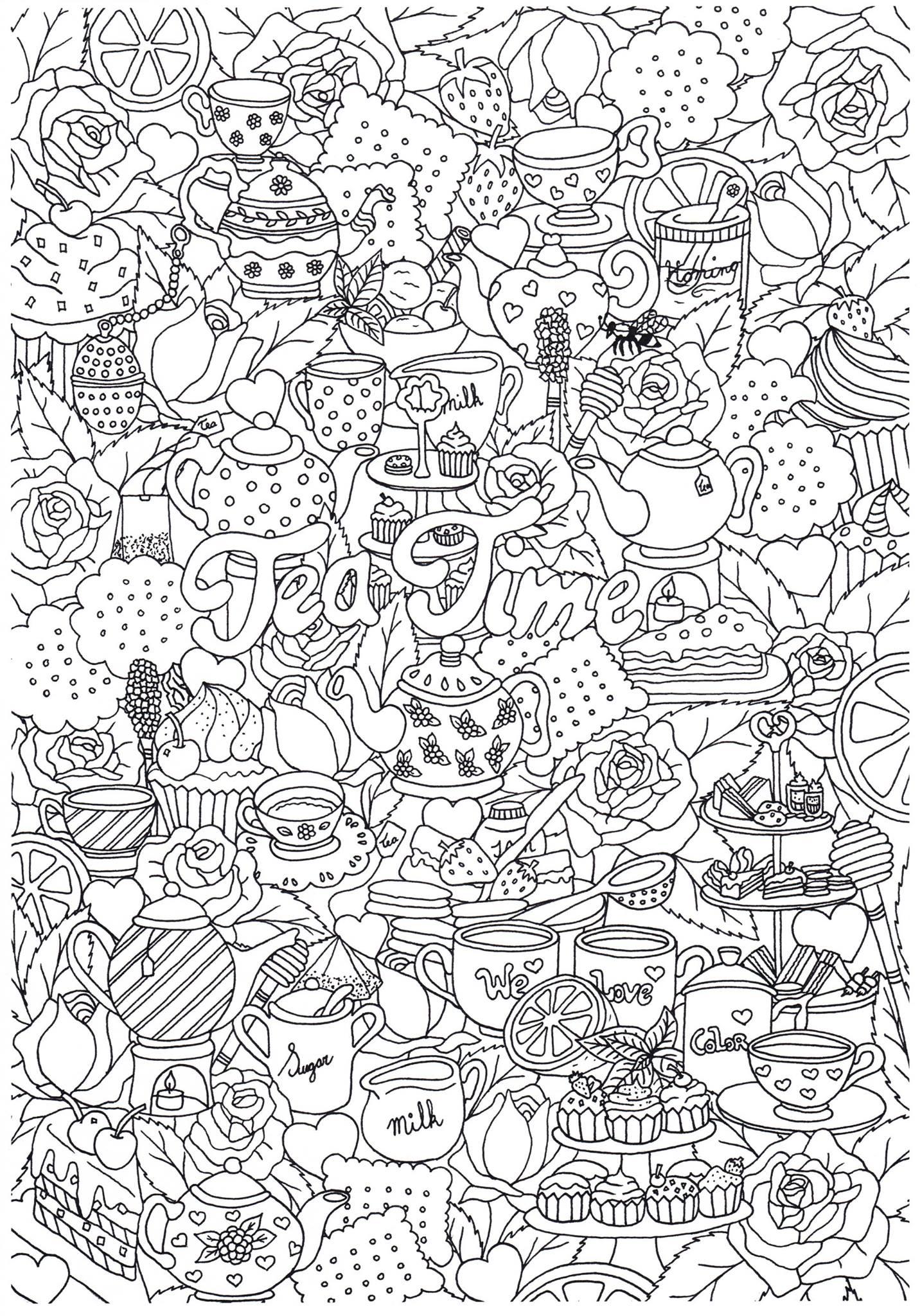 friandises Coloriage friandises