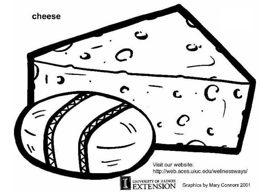 fromage Coloriage fromage