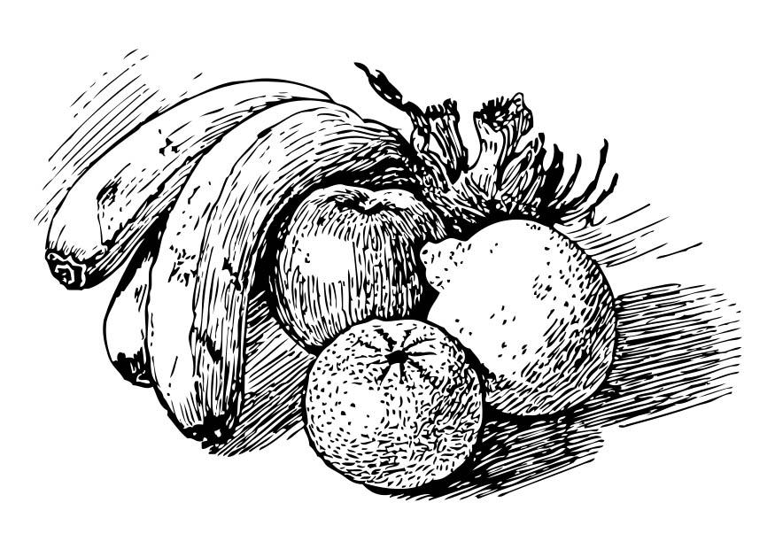 fruits Coloriage fruits