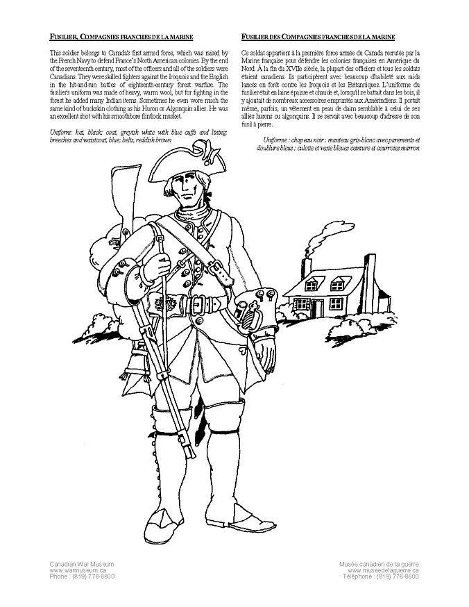 fusilier Coloriage fusilier