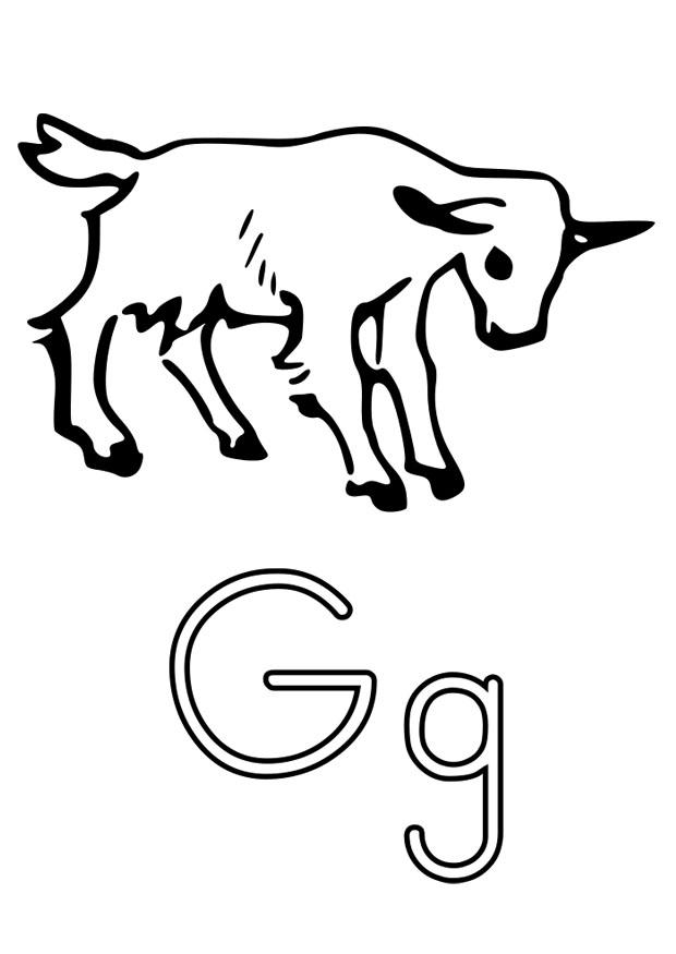 g Coloriage g