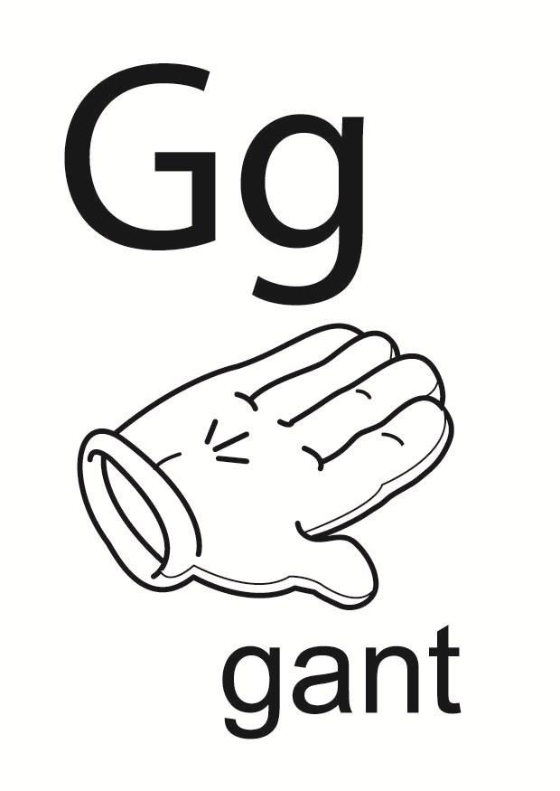 g Coloriage g