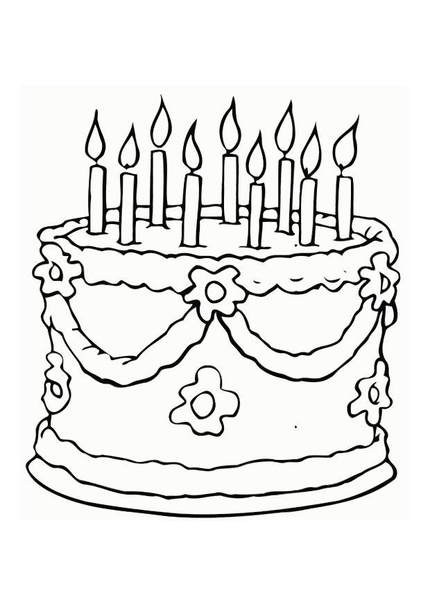 gateau Coloriage gateau