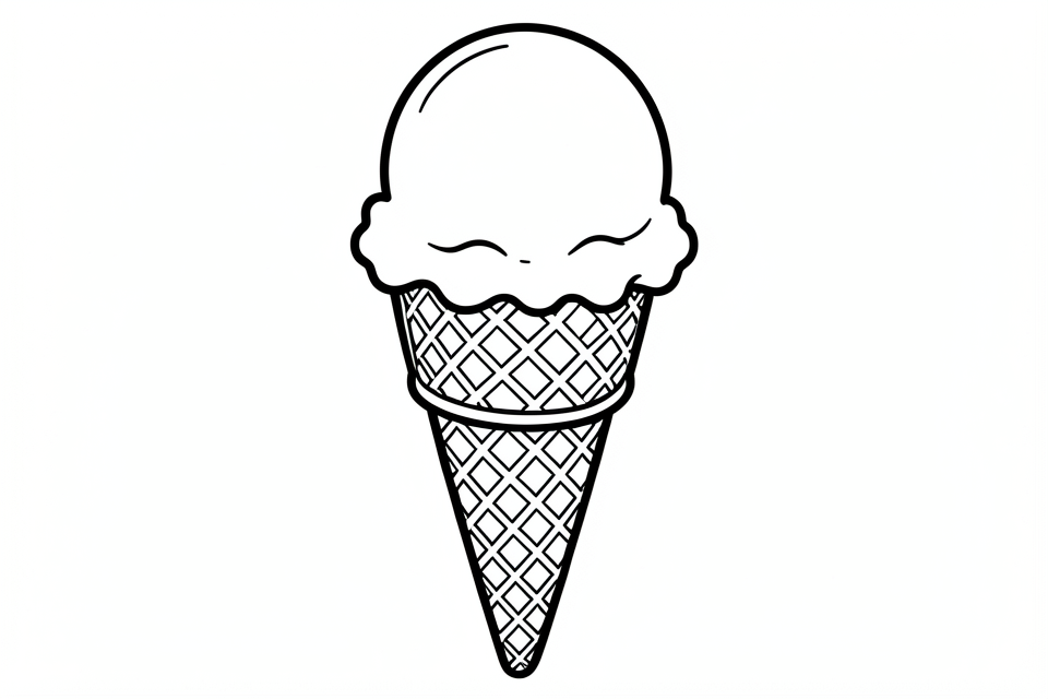glace Coloriage glace