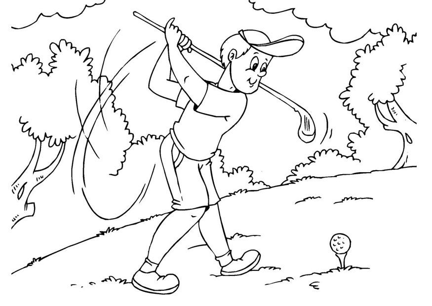 golf Coloriage golf