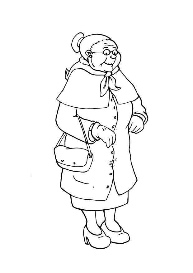 grand-mA¨re Coloriage grand-mA¨re