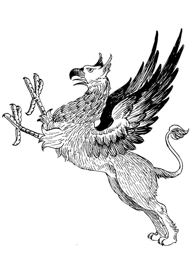 griffon Coloriage griffon