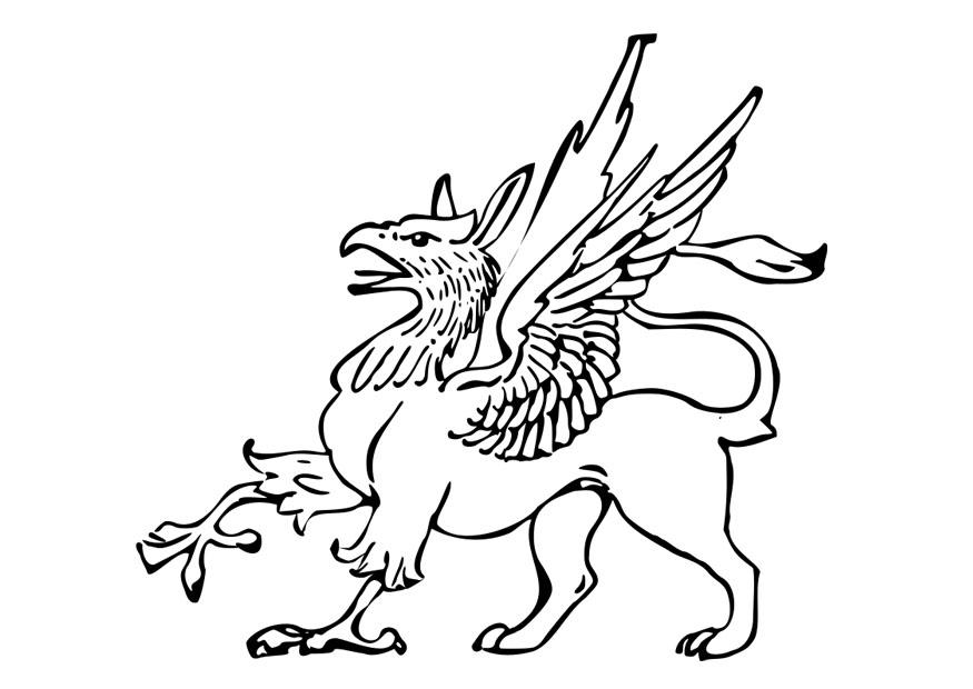 griffon Coloriage griffon