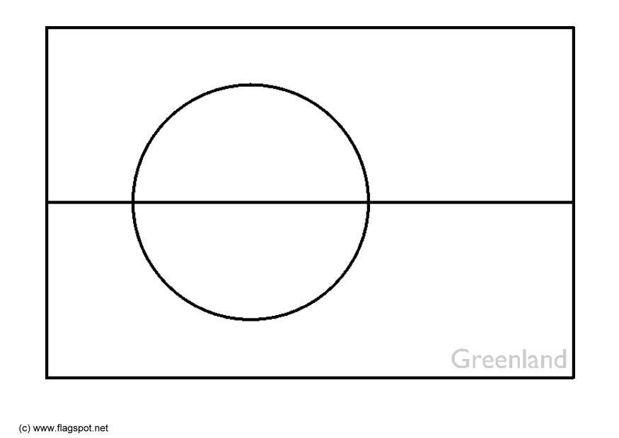 groenland Coloriage groenland