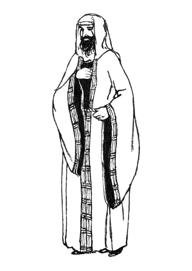 habit - gabardine Coloriage habit - gabardine