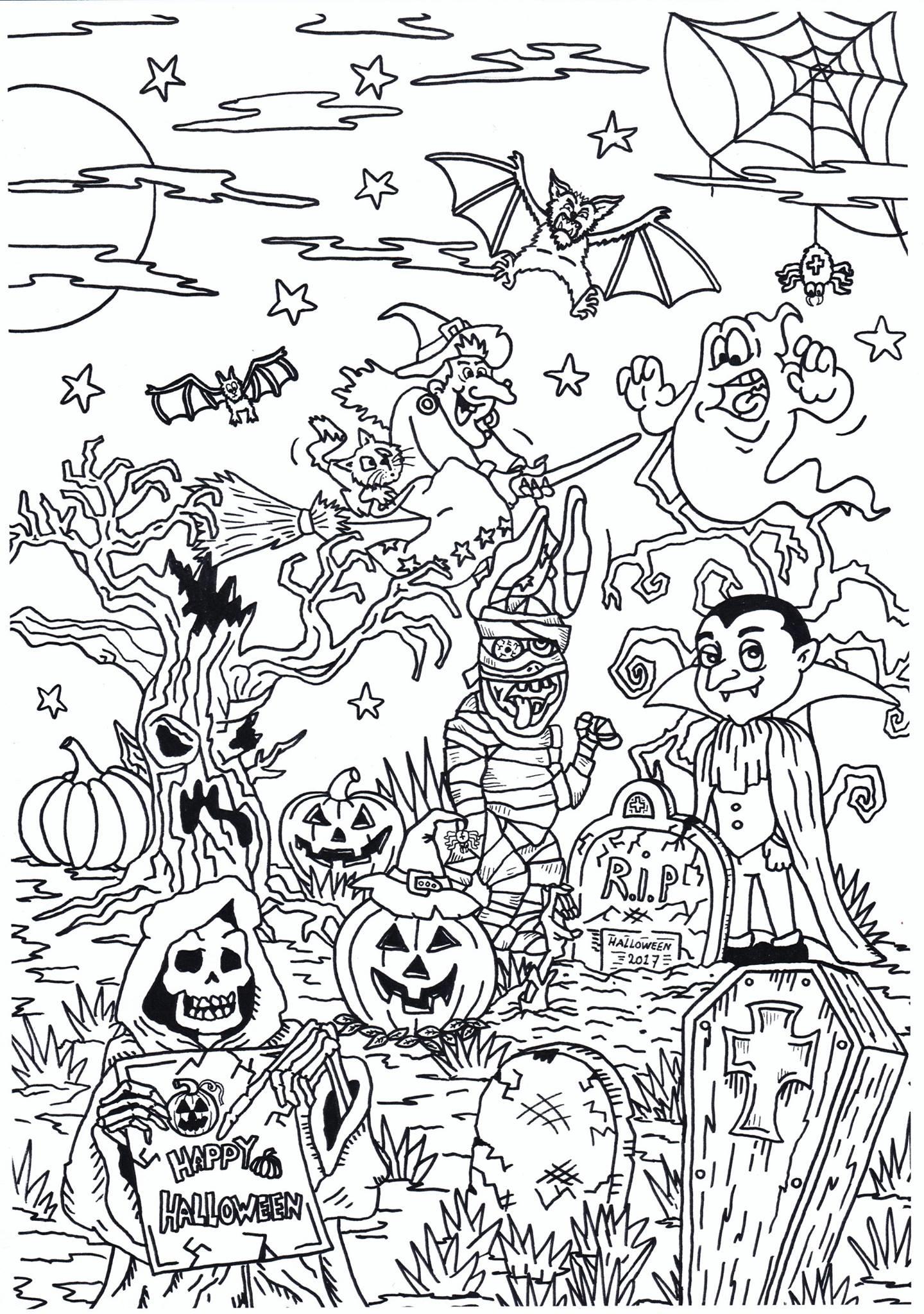 halloween Coloriage halloween