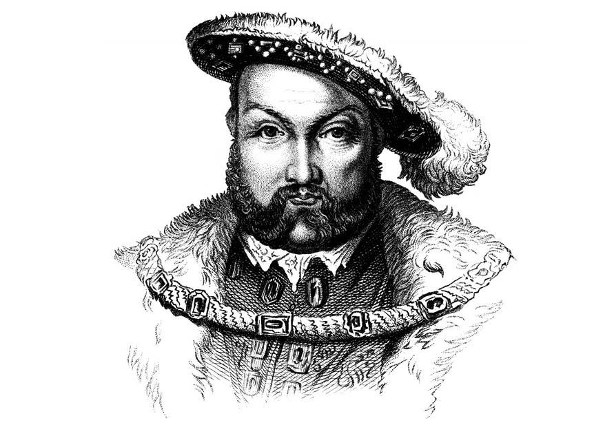 henri viii Coloriage henri viii