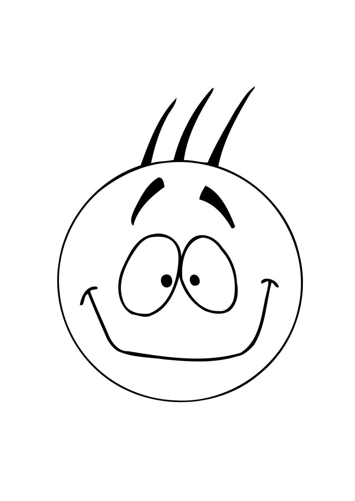 heureux Coloriage heureux
