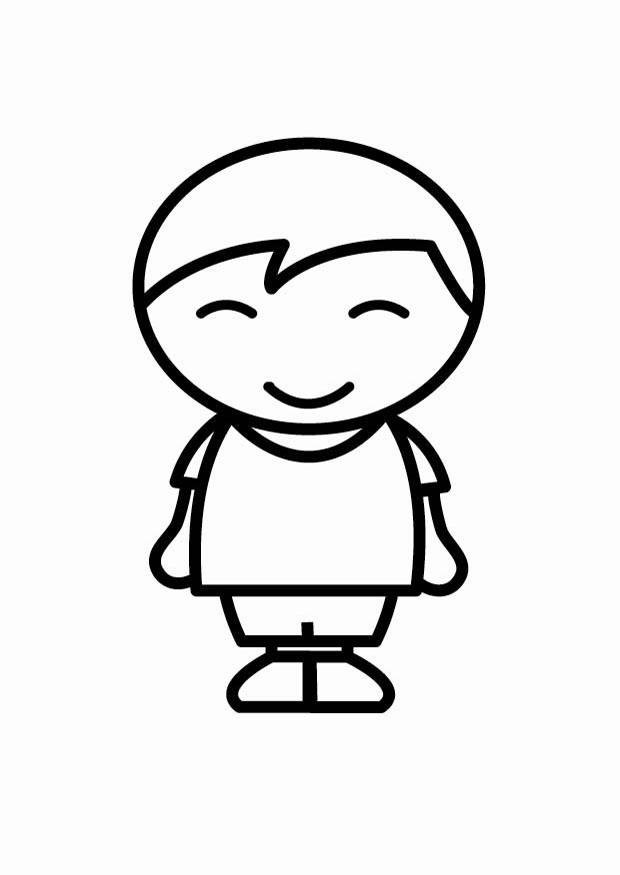 Coloriage heureux