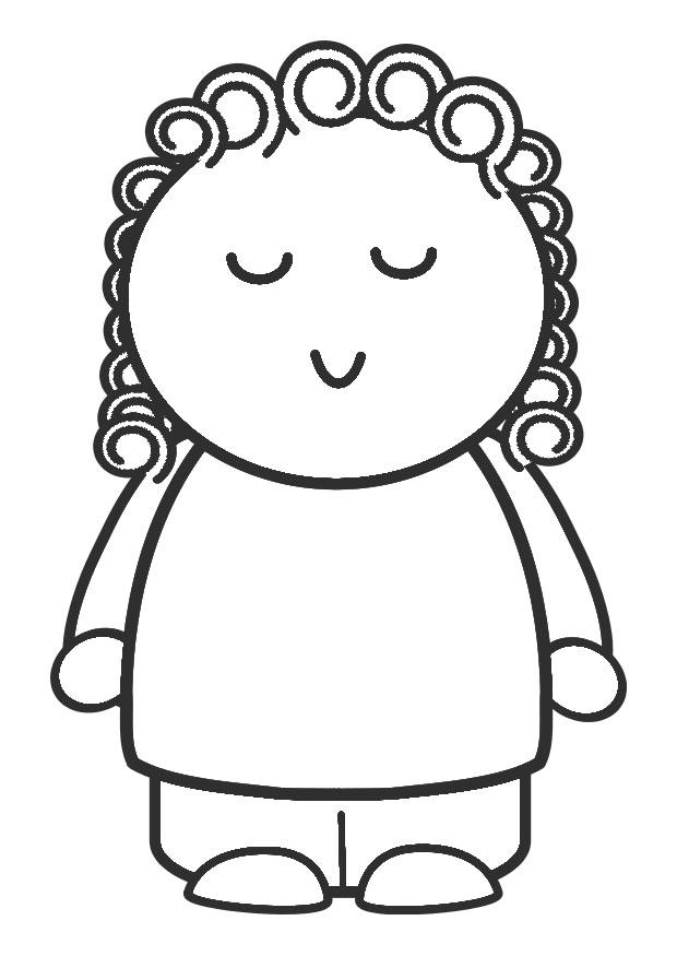 heureux Coloriage heureux