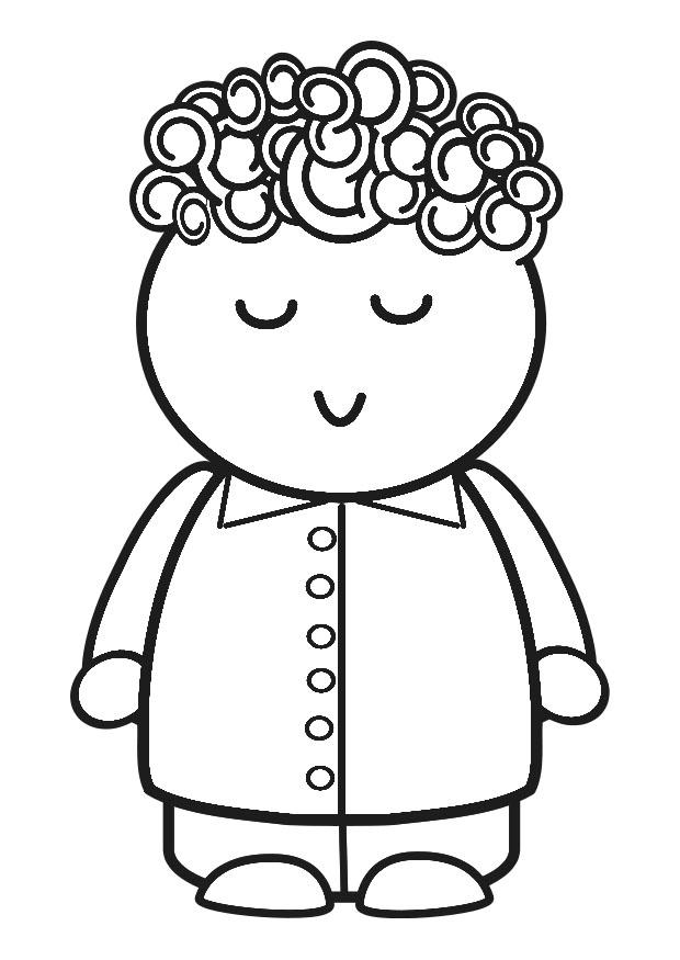 heureux Coloriage heureux