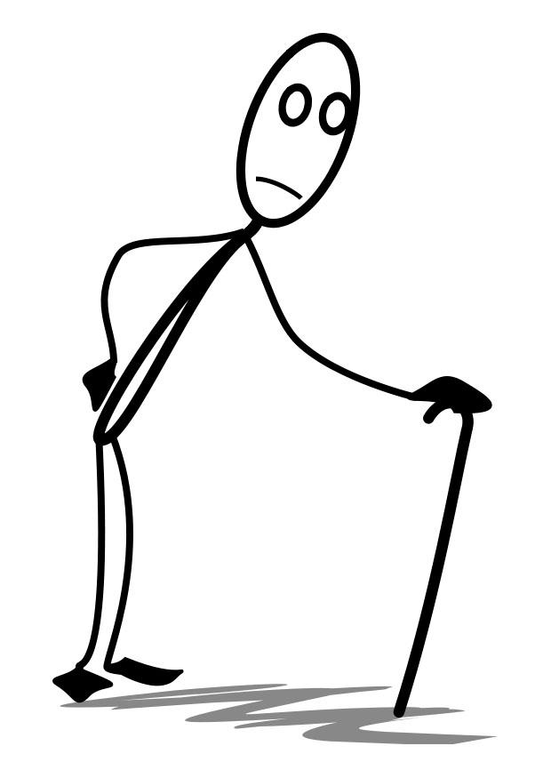 homme agA© Coloriage homme agA©
