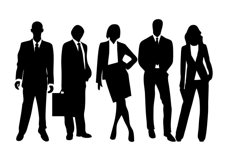 hommes et femmes en costumes Coloriage hommes et femmes en costumes