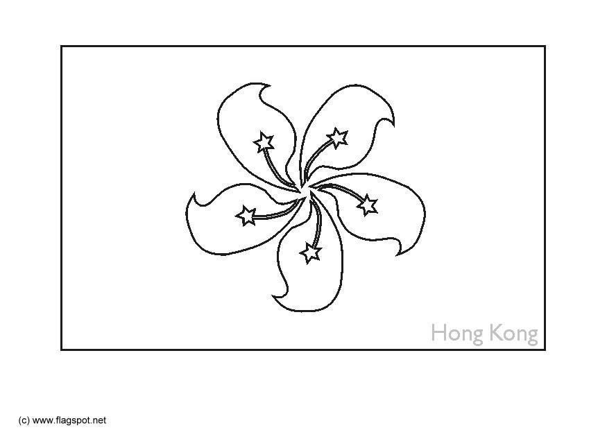 hong kong Coloriage hong kong
