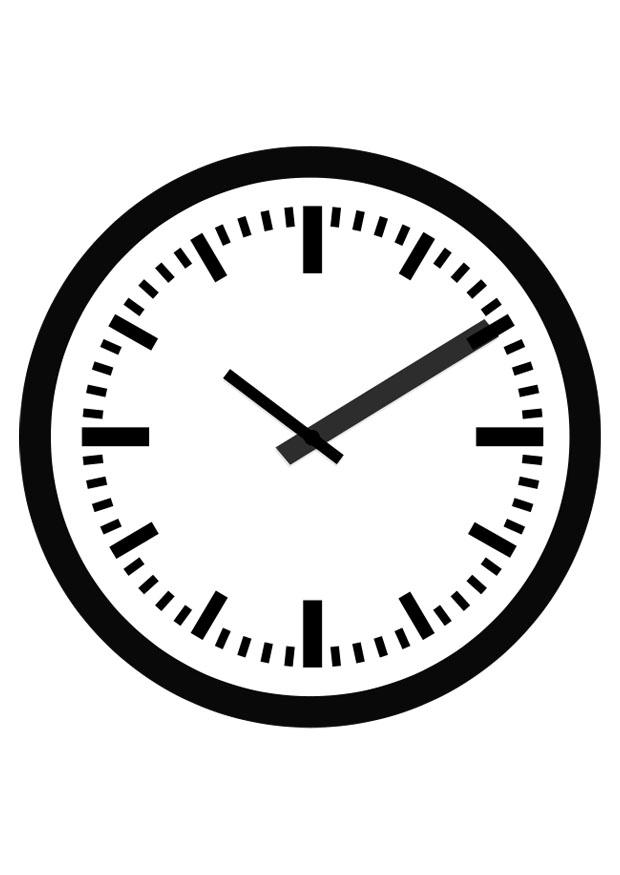 horloge Coloriage horloge