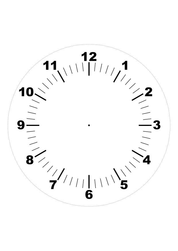 horloge Coloriage horloge