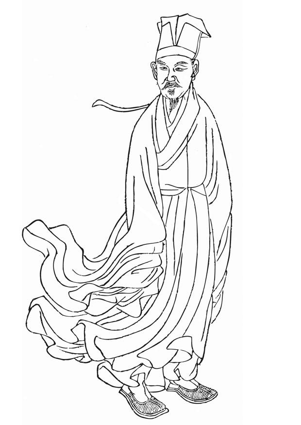 huang tingjian Coloriage huang tingjian