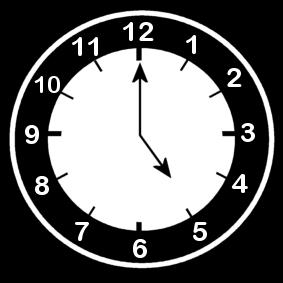 il est 5 heures Coloriage il est 5 heures