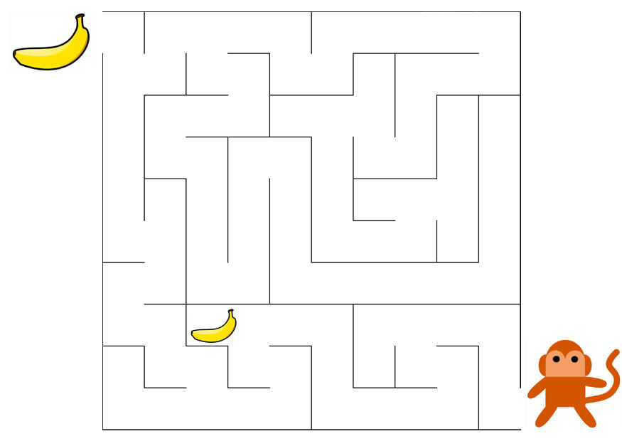 Image labyrinte singe