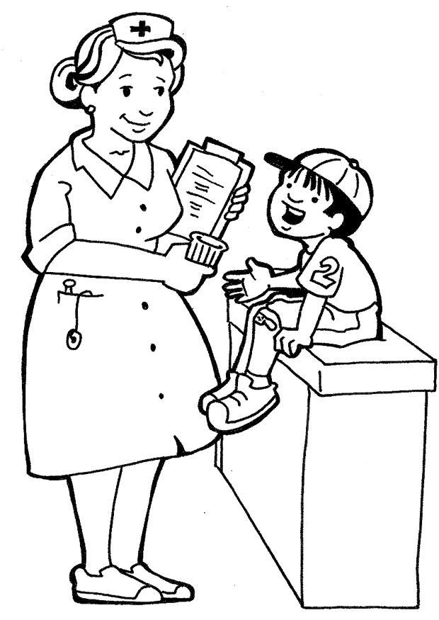 infirmiA¨re Coloriage infirmiA¨re