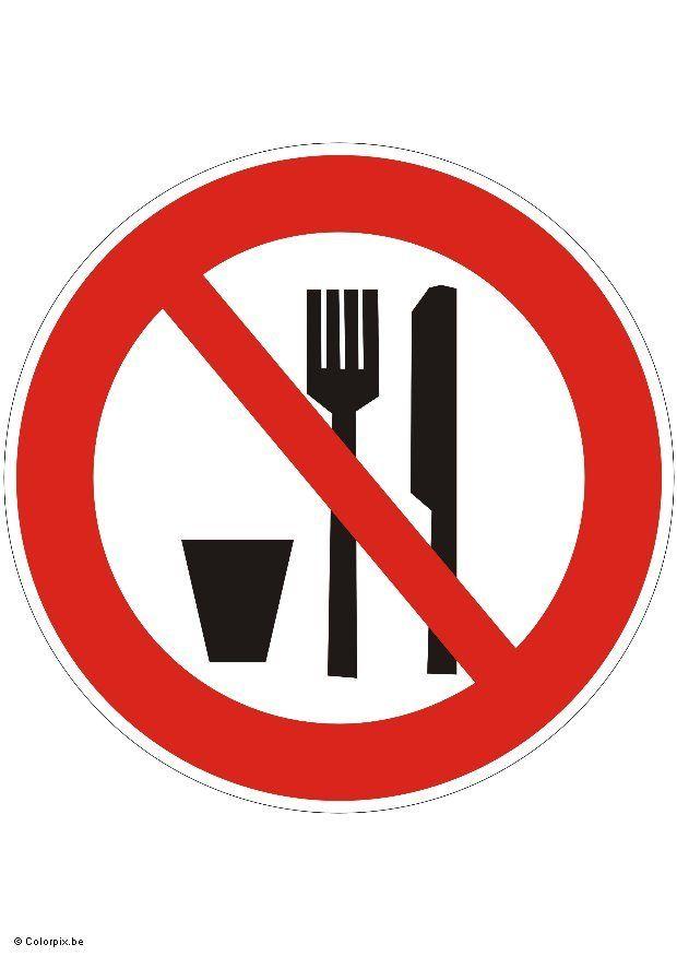 interdiction de boire ou de manger Image interdiction de boire ou de manger