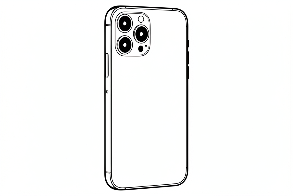 iphone Coloriage iphone