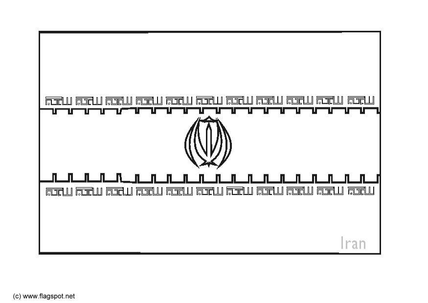 iran Coloriage iran