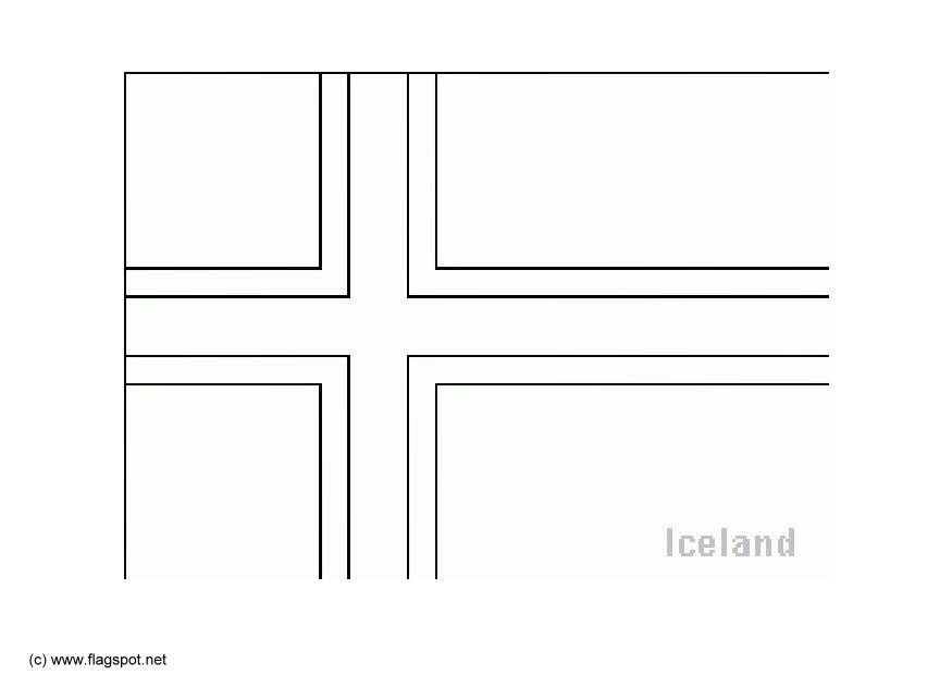 islande Coloriage islande