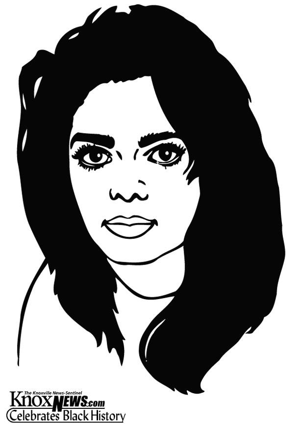 janet jackson Coloriage janet jackson