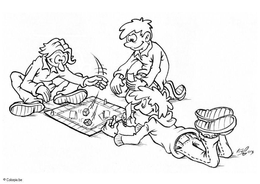 Coloriage jeu de sociA©tA©