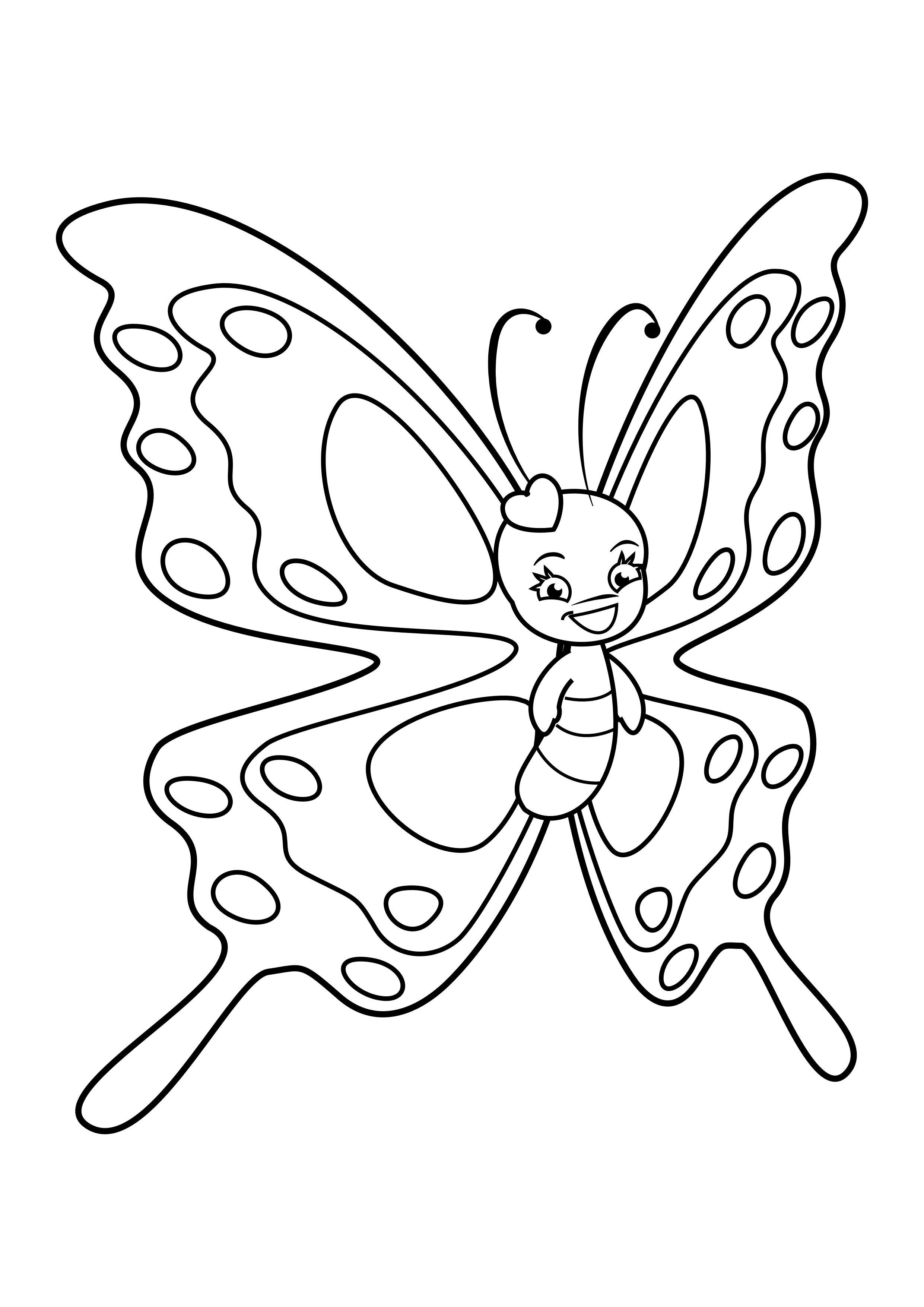 joli papillon Coloriage joli papillon