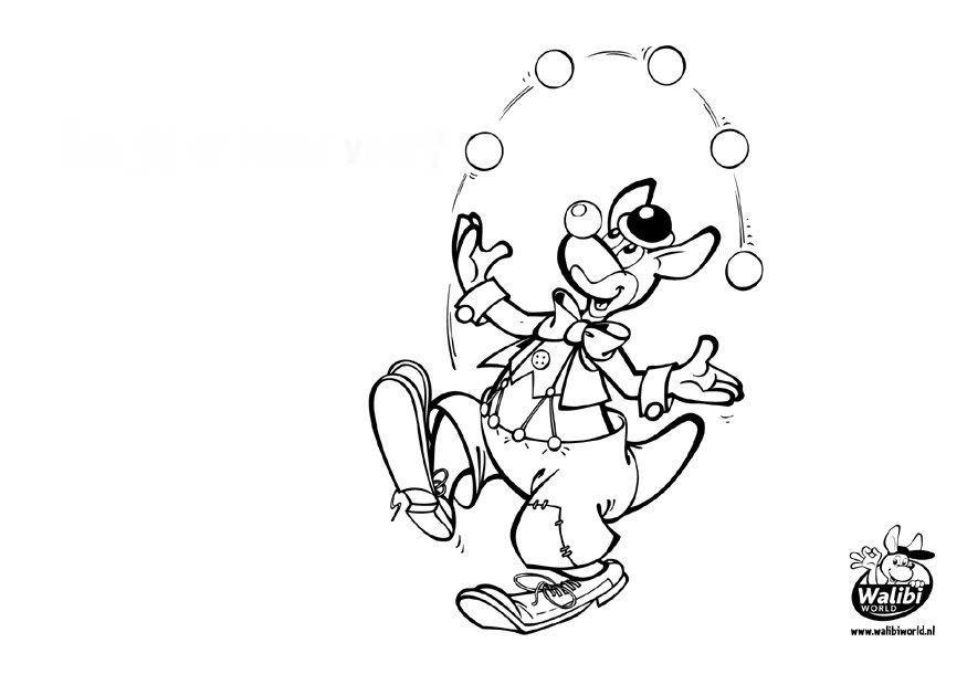 jongleur Coloriage jongleur
