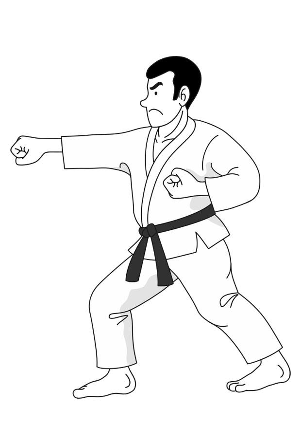 judo Coloriage judo