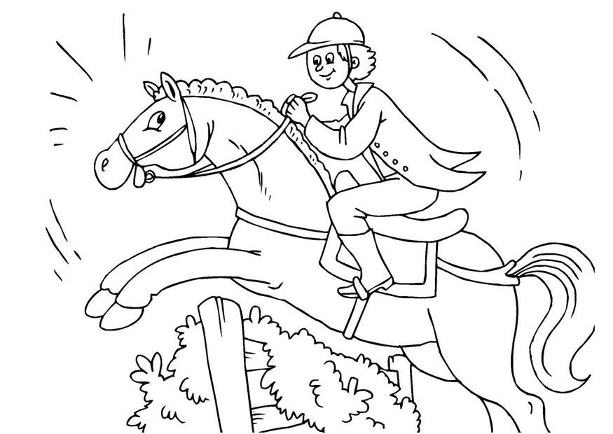 jumping Coloriage jumping