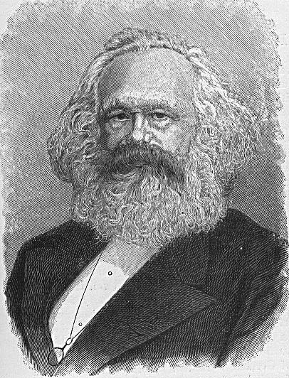 karl marx Coloriage karl marx