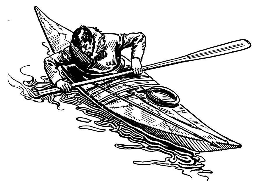 kayak Coloriage kayak
